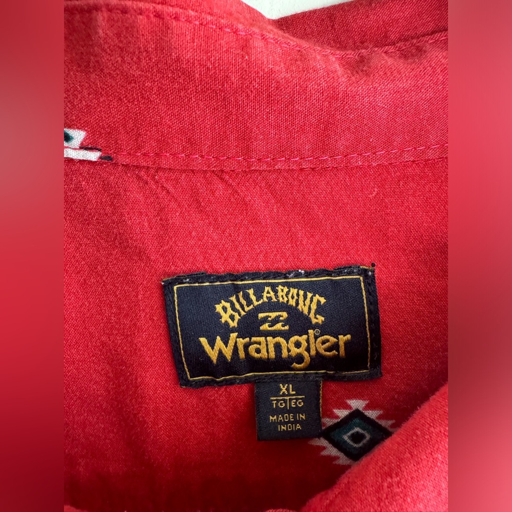 Wrangler X Billabong S/S Button-Up - image 3